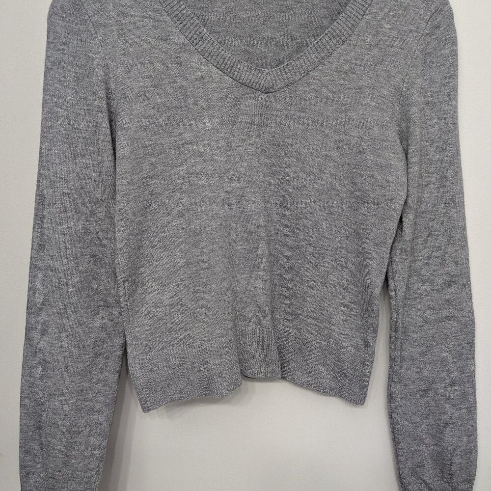 Stradivarius Soft-Touch Basic Knit Sweater In Gre… - image 4
